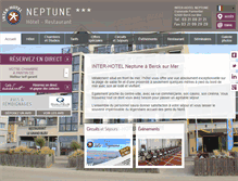 Tablet Screenshot of hotelneptuneberck.com
